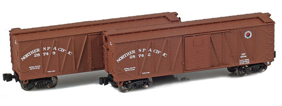 40’ Outside braced boxcar – Northern Pacific