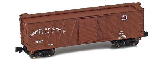 40’ Outside braced boxcar – Northern Pacific
