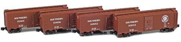 1937 40’ AAR Boxcars – Southern